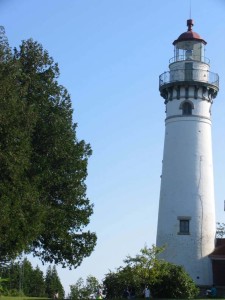 Seul Choix lighthouse on Lake Michigan in the Upper Peninsula