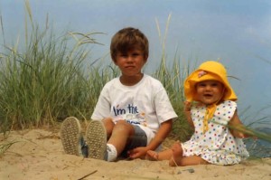 Graham and Paige when we launched the print version of Great Lakes Gazette