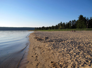 Beach you won't have trouble finding a kite-flying spot, like Sand Point Beach on Lake Superior near Munising