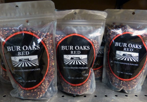 Bur Oaks Red Popcorn is available at the Marquette Food Co-Op