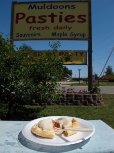 The apple pasty at Muldoons was tasty