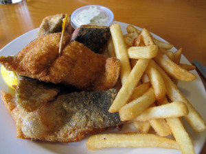 Worth the wait: Fresh-off-the-dock trout fried in a secret-recipe batter at the Navigator