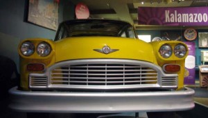 Checker Cabs, "the Rolls Royce of taxicabs" were built in Kalamazoo