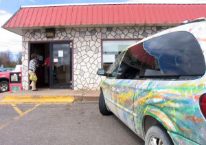 Brake for cudighi---and the fine little market---at Ralph's in Ishpeming