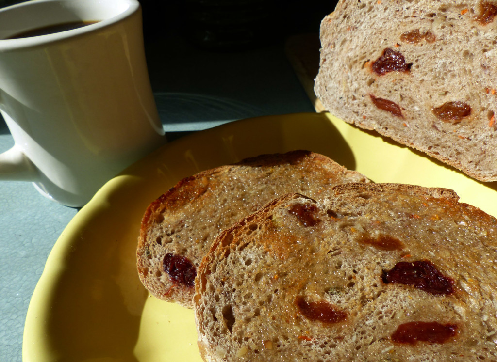 I prefer the Tropical loaf toasted, with butter, thank you