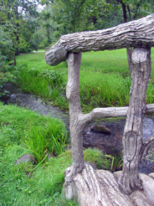 Did Ford cross this concrete bridge when he came to it?