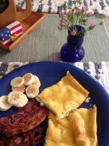 The oven baked Finnish pannukakku is a breakfast tradition I carry on from my Grandma Ellen Lahti