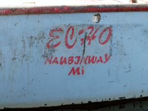 One of the workhorse tugs reflects the town's name; Naubinway is Indian for "Place of Echoes"