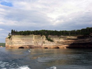 Pictured Rocks National Lakeshore on Lake Superior