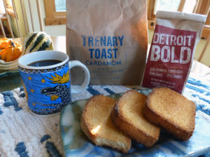 Great tastes of the Upper and Lower Peninsulas: Trenary Toast and coffee roasted in Detroit 