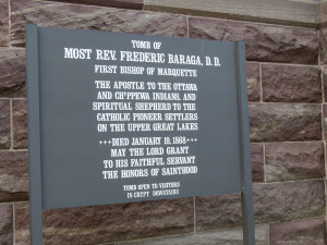 Bishop Baraga rests at St. Peter Cathedral in Marquette, which he dedicated in 1866