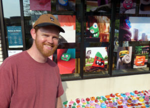 Aaron Zenz and his six kids painted 500 pairs of rocks; the entry made it to the top 20 in the public vote