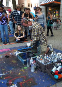 Watch artists at work indoors and out at ArtPrize